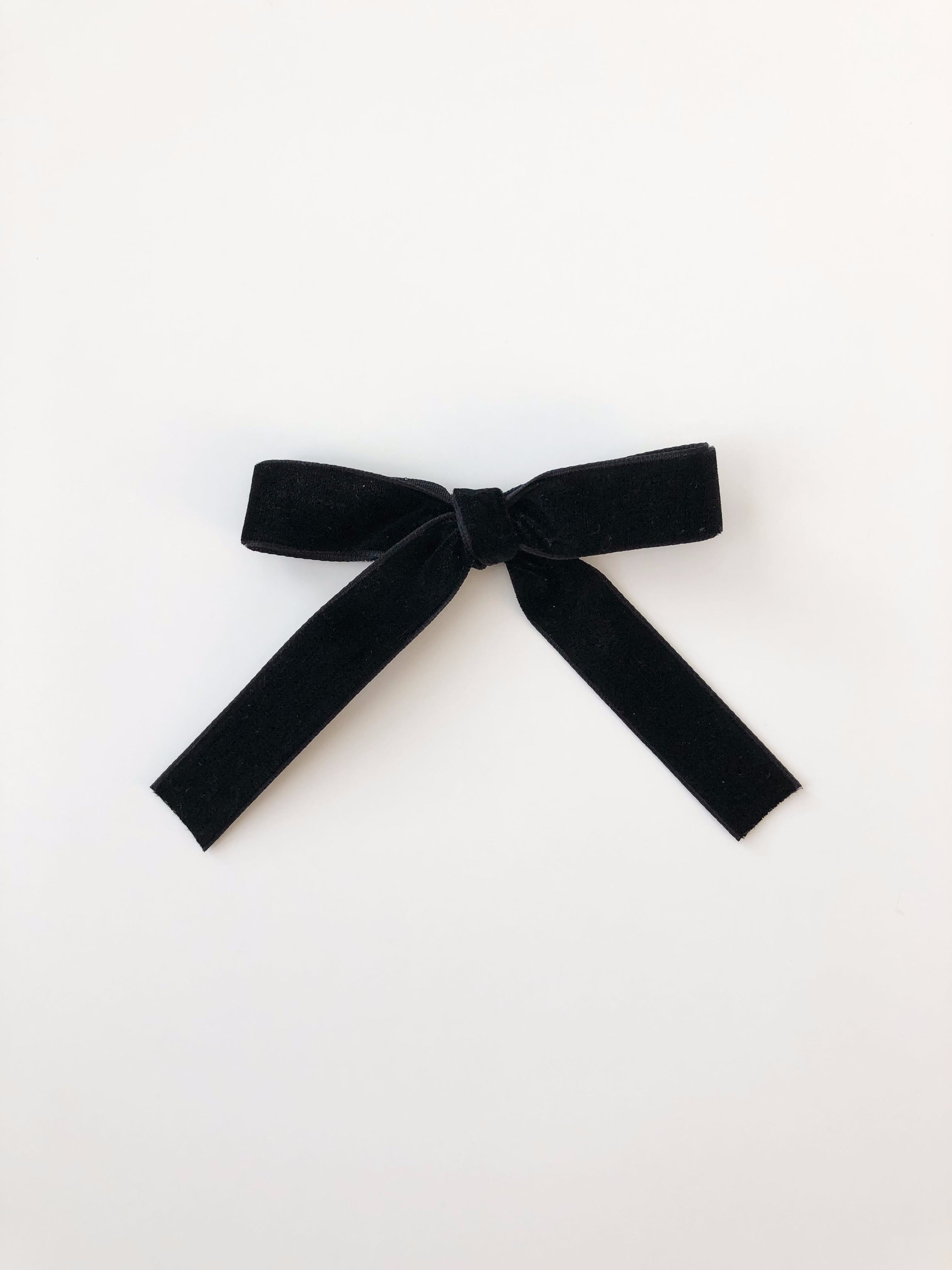 Black Velvet Ribbon Bow